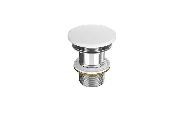 Výpust umyvadlová Cersanit keramická bílá matná pro umyvadla bez přepadu, K11-2361