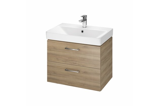 Skříňka Cersanit Lara Mille 60 s umyvadlem ořech slim set B280 DSM, S801-319-DSM