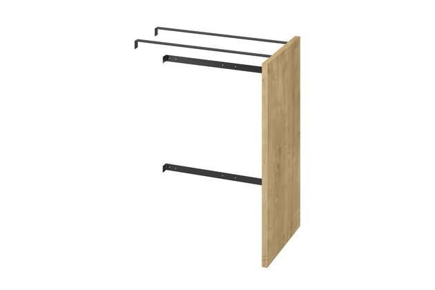 Skříňka Cersanit City 65 dub pro vestavnou pračku otevřená, S584-036-DSM