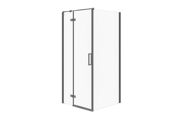 Sprchový kout Cersanit Jota čtvercový 90x90x195 černý levý, S160-003