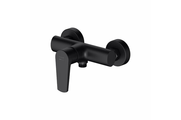 Baterie Cersanit Moduo sprchová nástěnná, bez příslušenství, černá, S951-577