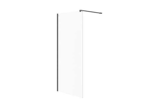 Sprchový kout Cersanit Mille walk-in 90x200 černý, S161-008