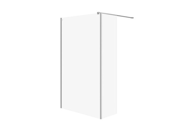Sprchový kout Cersanit Mille 123x30x200 walk-in pevná stěna chrom set B788, S601-175