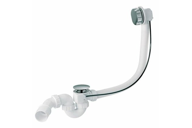 Vanový automat Cersanit automatický automatický XL s přepadem, chrom, S904-011