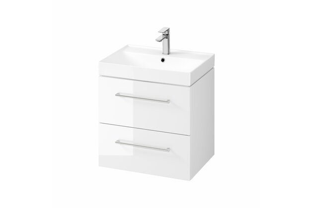 Skříňka Cersanit Larga 60 s umyvadlem bílá set B661, S801-439