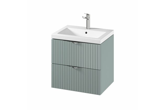 Skříňka Cersanit Tirso 60 s umyvadlem fjord mat set C148, S801-544