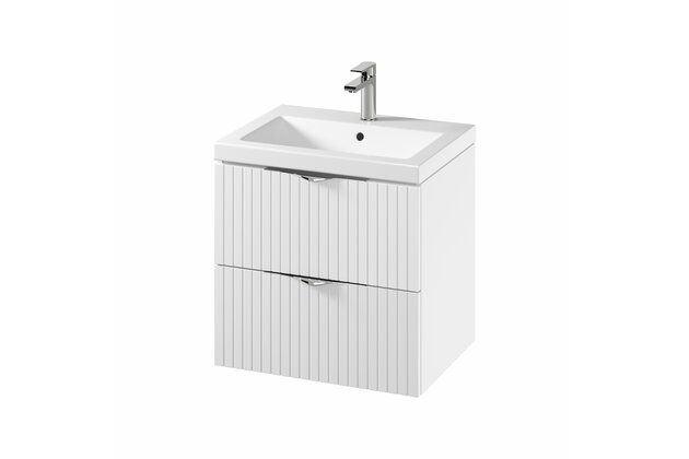 Skříňka Cersanit Tirso 60 s umyvadlem bílá matná set C142, S801-545