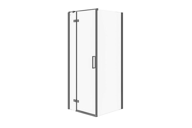 Sprchový kout Cersanit Jota čtvercový 80x80x195 černý levý, S160-007
