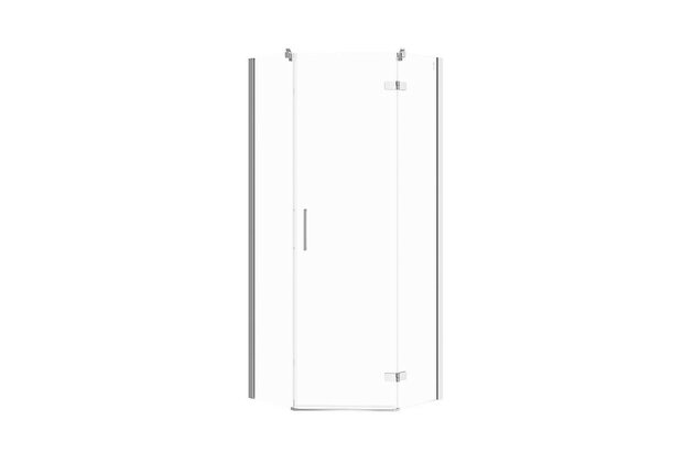 Sprchový kout Cersanit Jota 80x80x195 čiré sklo chrom pravý, S160-009