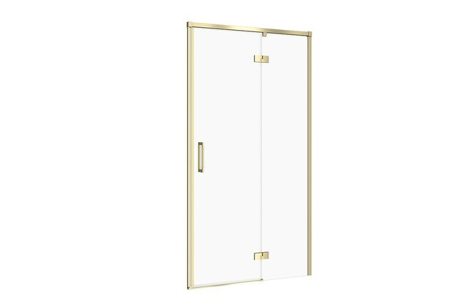 Sprchové dveře Cersanit Larga 100×195 matné zlaté s panty pravé, S164-063