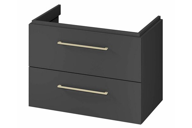 Skříňka Cersanit Larga 80 pod umyvadlo antracit, S164-037