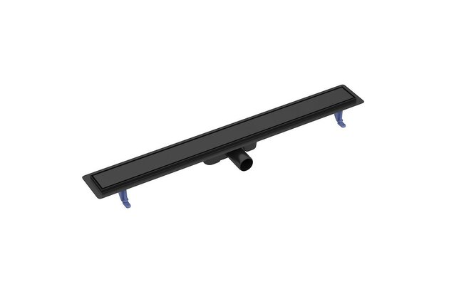 Žlab Cersanit Tako 90 černý s oboustranným roštem, S907‑020