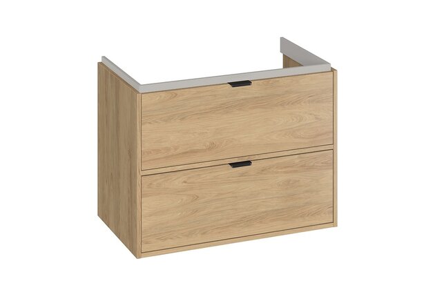 Skříňka Cersanit Atrato 80 pod umyvadlo, dub, S1026-027