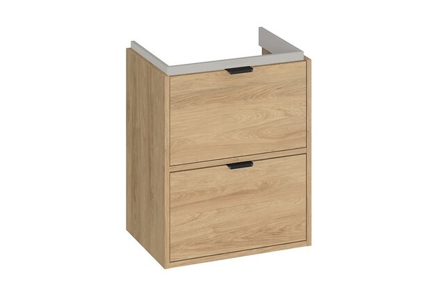 Skříňka Cersanit Atrato 50 pod umyvadlo, dub, S1026-030
