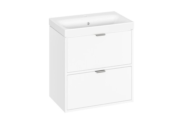 Skříňka Cersanit Atrato 60 s umyvadlem, bílá, set C640, S4007-003