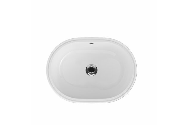Umyvadlo Cersanit Caspia 55 do desky bílé oválné, K11-2242