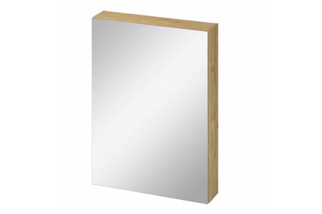 Skříňka Cersanit City 60 zrcadlová dub, S584-115
