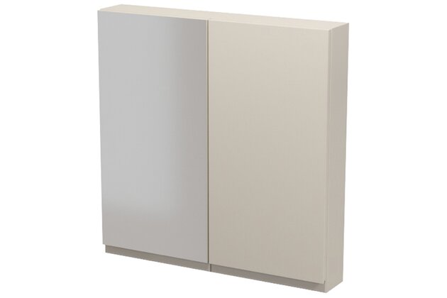 Nábytkový set Cersanit Moduo 80, skříňka Skříňka Cersnit Moduo 40 zrcadlová závěsná kašmír, skříňka 40 závěsná kašmír
