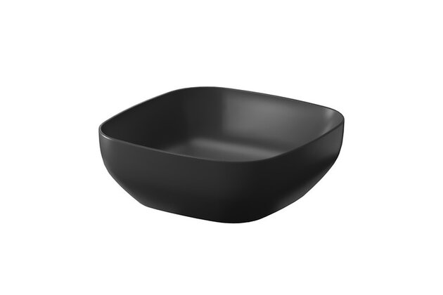 Umyvadlo Cersanit Farva 38 na desku čtvercové, anthracite mat, K712-038