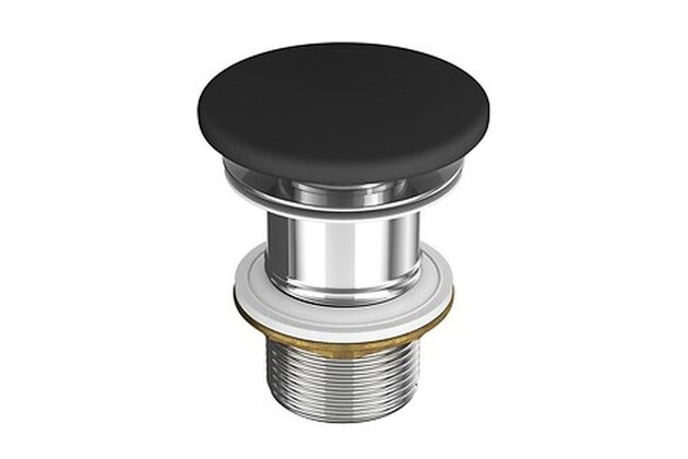 Výpust umyvadlová Cersanit Farva keramická, pro umyvadla bez přepadu, anthracite mat, K712-052