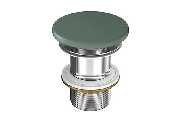 Výpust umyvadlová Cersanit Farva keramická, pro umyvadla bez přepadu, zelená mat, K712-053