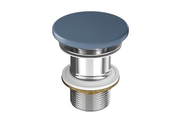 Výpust umyvadlová Cersanit Farva keramická, pro umyvadla bez přepadu, modrá mat, K712-054