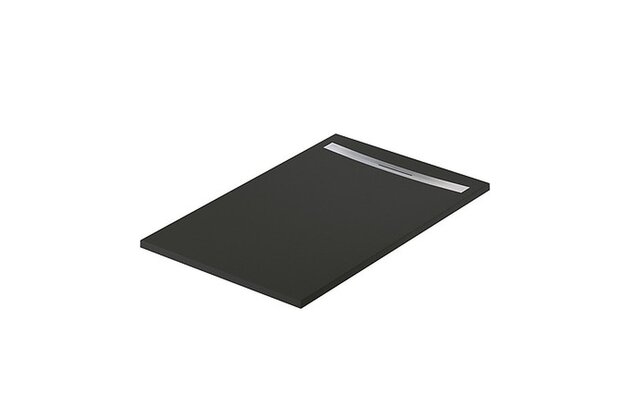 Sprchová vanička Cersanit Kontra 140x90 obdélníková, černá ,kryt ocel, S207-009