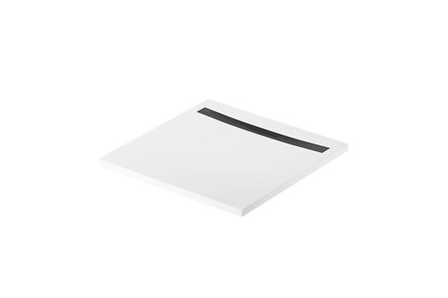 Sprchová vanička Cersanit Kontra 90x90 čtvercová, bílá ,kryt černý, S207-010