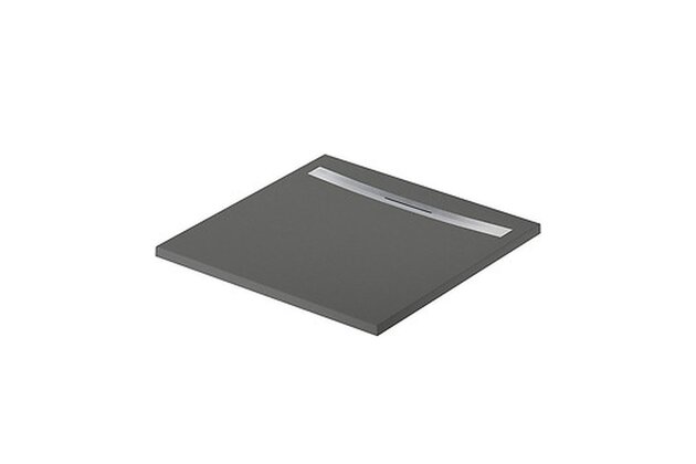 Sprchová vanička Cersanit Kontra 90x90 čtvercová, graphite ,kryt ocel, S207-024