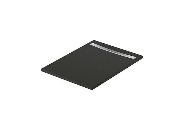 Sprchová vanička Cersanit Kontra 120x90 obdélníková, černá ,kryt ocel, S207-031