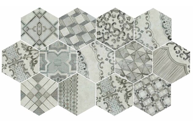 Dekor Marazzi Clays cementine freddo mat 18x21 MM7Z