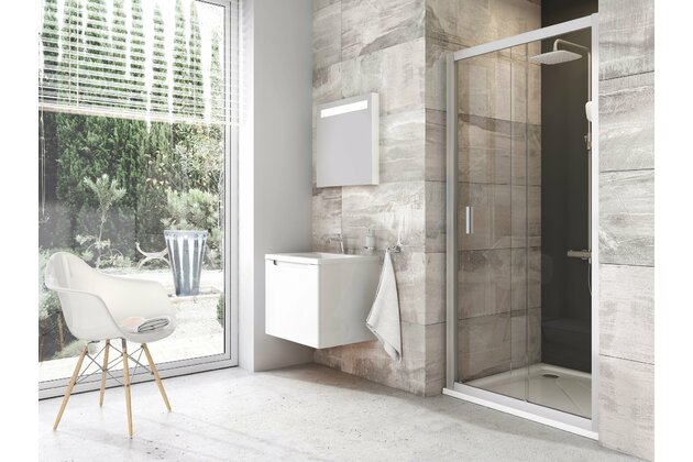 Sprchový kout Ravak Blix BLDP2/BLPS 120x90 rohový, lesk/transparent