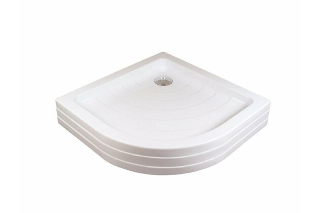 Sprchová vanička Ravak Ronda 90x90 PU čtvrtkruhová samonosná, bílá, A207001120