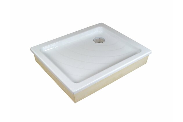 Sprchová vanička Ravak Aneta EX 75x90 obdélníková, bílá, A003701320