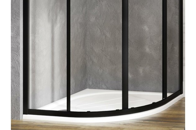 Sprchová vanička Ravak Elipso Pro 100x100 čtvrtkruhová, bílá, XA23AA01010