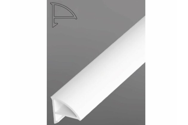 Krycí lišta Ravak v délce 1100/6 mm, bílá, XB441100001