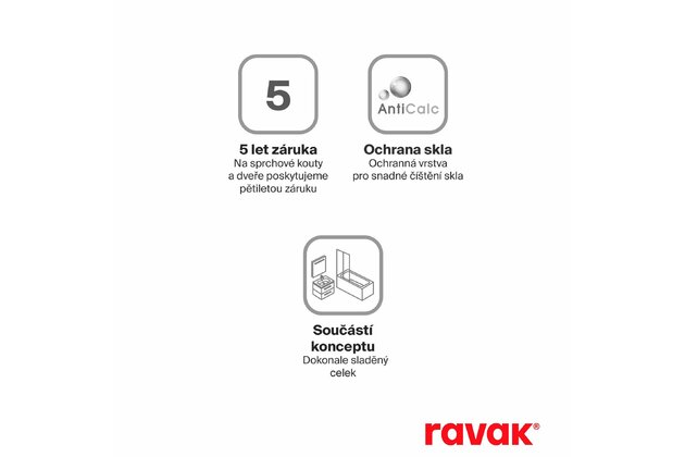 Sprchový kout Ravak Chrome CRV1/CPS 100x80 rohový, satin/transparent