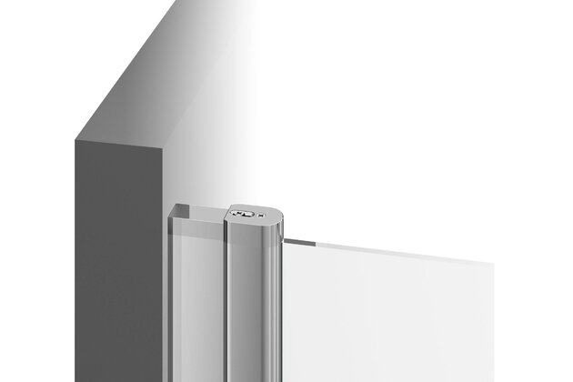 Sprchový kout Ravak Chrome CRV1/CPS 100x80 rohový, lesk/transparent