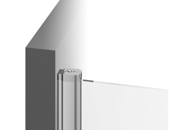 Sprchový kout Ravak Chrome CRV1/CPS 100x90 rohový, satin/transparent