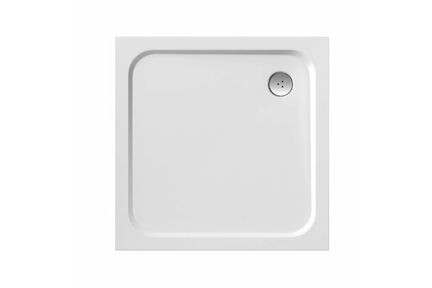 Sprchová vanička Ravak Perseus Pro Chrome Chrome 80x80 rohová čtvercová, bílá, XA044401010