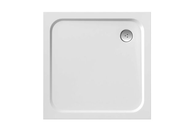 Sprchová vanička Ravak Perseus Pro Chrome Chrome 90x90 rohová čtvercová, bílá, XA047701010