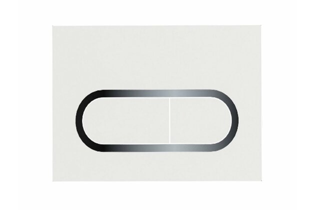 WC tlačítko Ravak Chrome, bílá, X01455