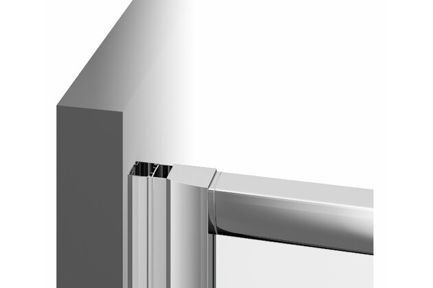 Sprchové dveře Ravak Blix BLDP4 160 čtyřdílné, lesk/grape, 0YVS0C00ZG