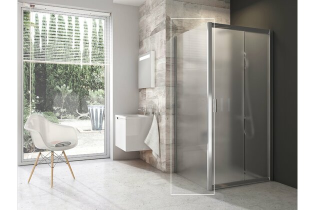 Pevná stěna Ravak Blix BLPS 80 jednodílná, lesk/grape, 9BH40C00ZG