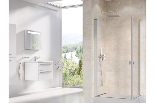 Sprchový kout Ravak Chrome CRV1/CRV1 80x90 rohový, chrom