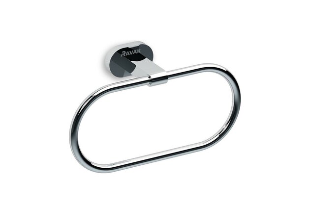 Držák ručníků Ravak Chrome oválný 213 mm, chrom, X07P190