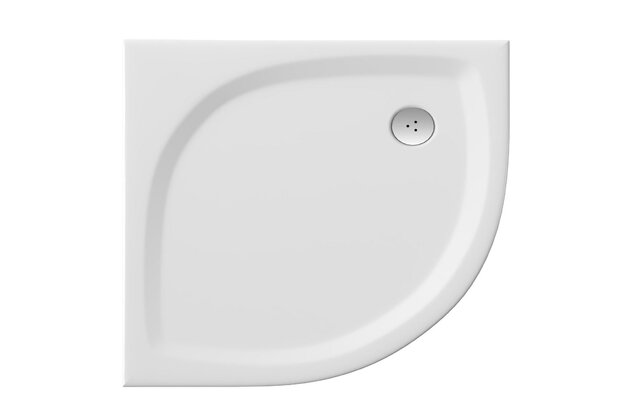 Sprchová vanička Ravak Galaxy Pro Elipso Pro Flat R550 90x90 čtvrtkruhová, bílá, XA237711010B
