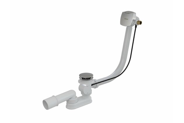 Sifon Ravak vanový s napouštěním přepadem 80 B H/K, chrom, X01504