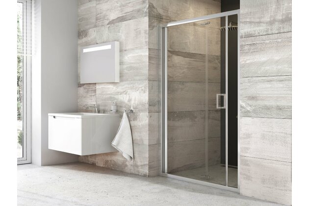 Sprchový kout Ravak Blix BLDZ2/BLPSZ 90x90 rohový, lesk/transparent