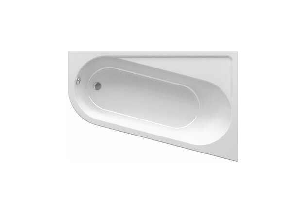 Vana Ravak Chrome 160x105 rohová, bílá, pravá, CA61000000